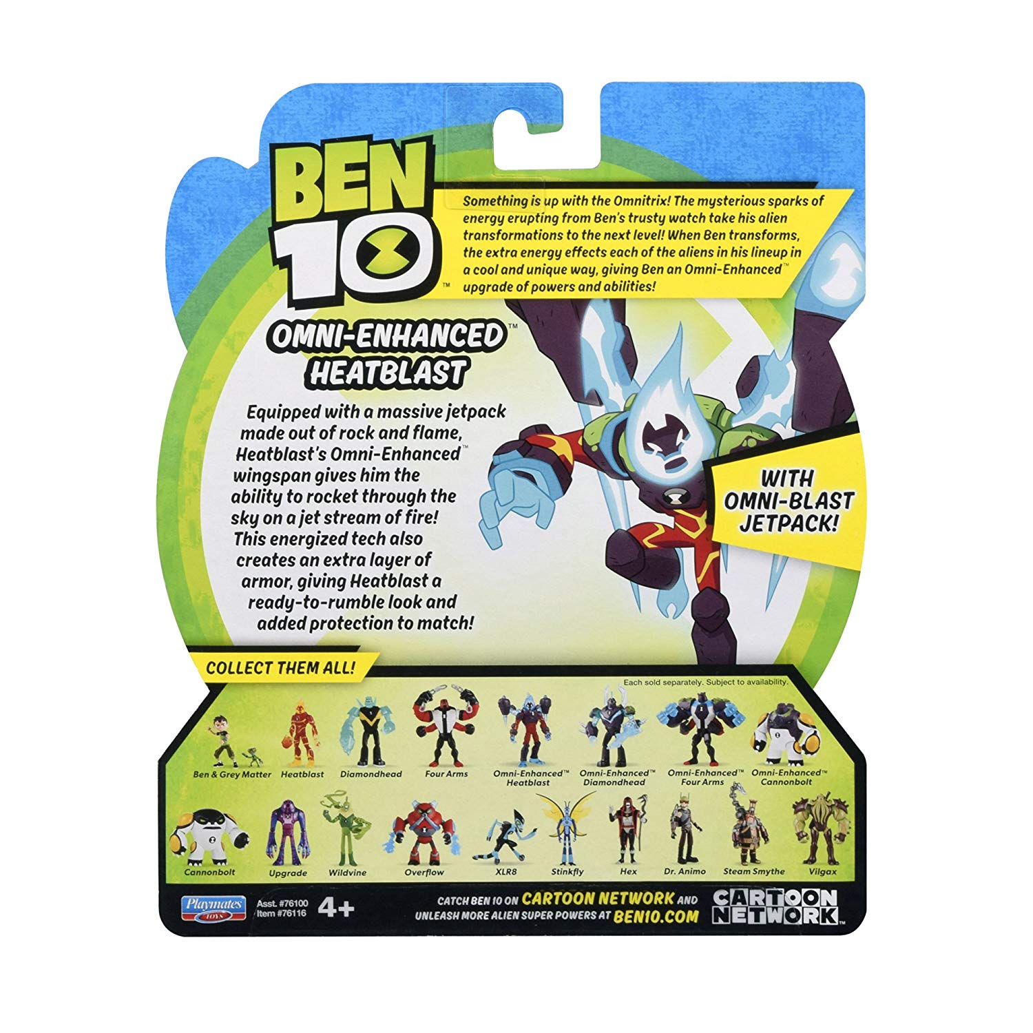 Фигурка Ben 10 – Человек-огонь. Омни-усиленный  